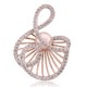 Beautifully Crafted Diamond Pendant Set with Matching Earrings in 18k gold with Certified Diamonds - PD1165P